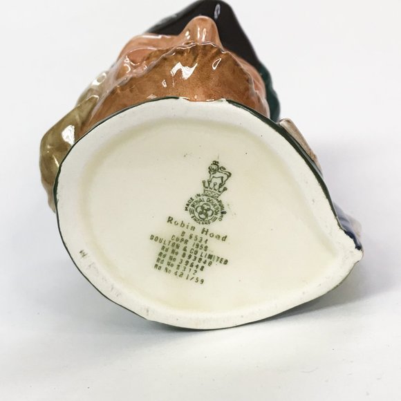Royal Doulton "Robin Hood" 1959 Character Mug Vintage - Approx. 4" - Picture 7 of 7